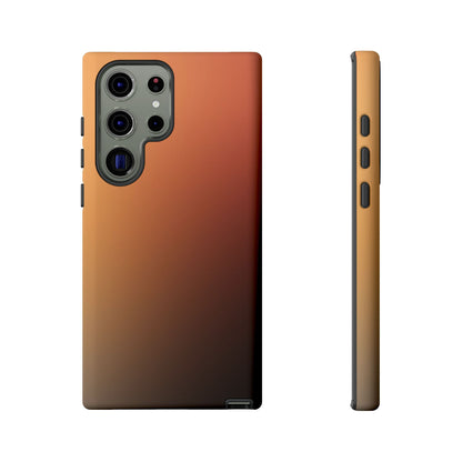 Midnight Peach: Luxury Phone Case for Samsung Galaxy Phones