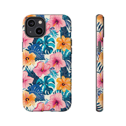 Hibiscus Bloom: Cute Floral Phone Case for iPhone, Samsung and Google Pixel