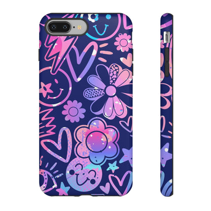 Live Inspired: Purple Tough Case for iPhone, Samsung Galaxy and Google Pixel devices