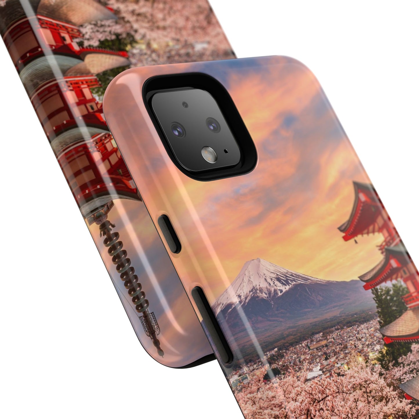 Cherry Blossoms Mt. Fuji phone case for iPhone, Galaxy and Pixel devices