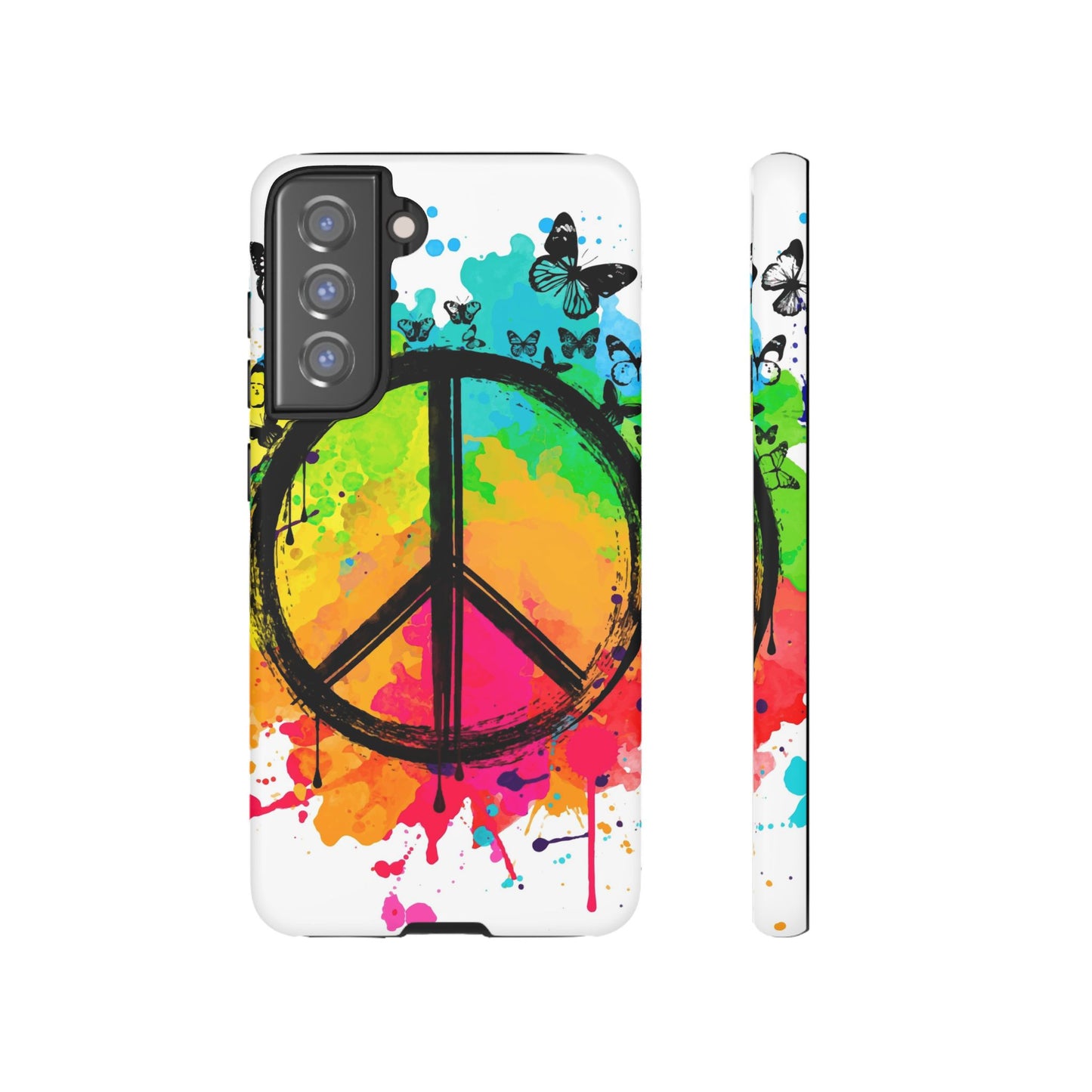 Peace Bloom: Inspiring Phone Case for iPhone and Samsung Galaxy