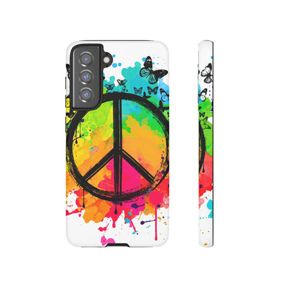 Peace Bloom: Inspiring Phone Case for iPhone and Samsung Galaxy