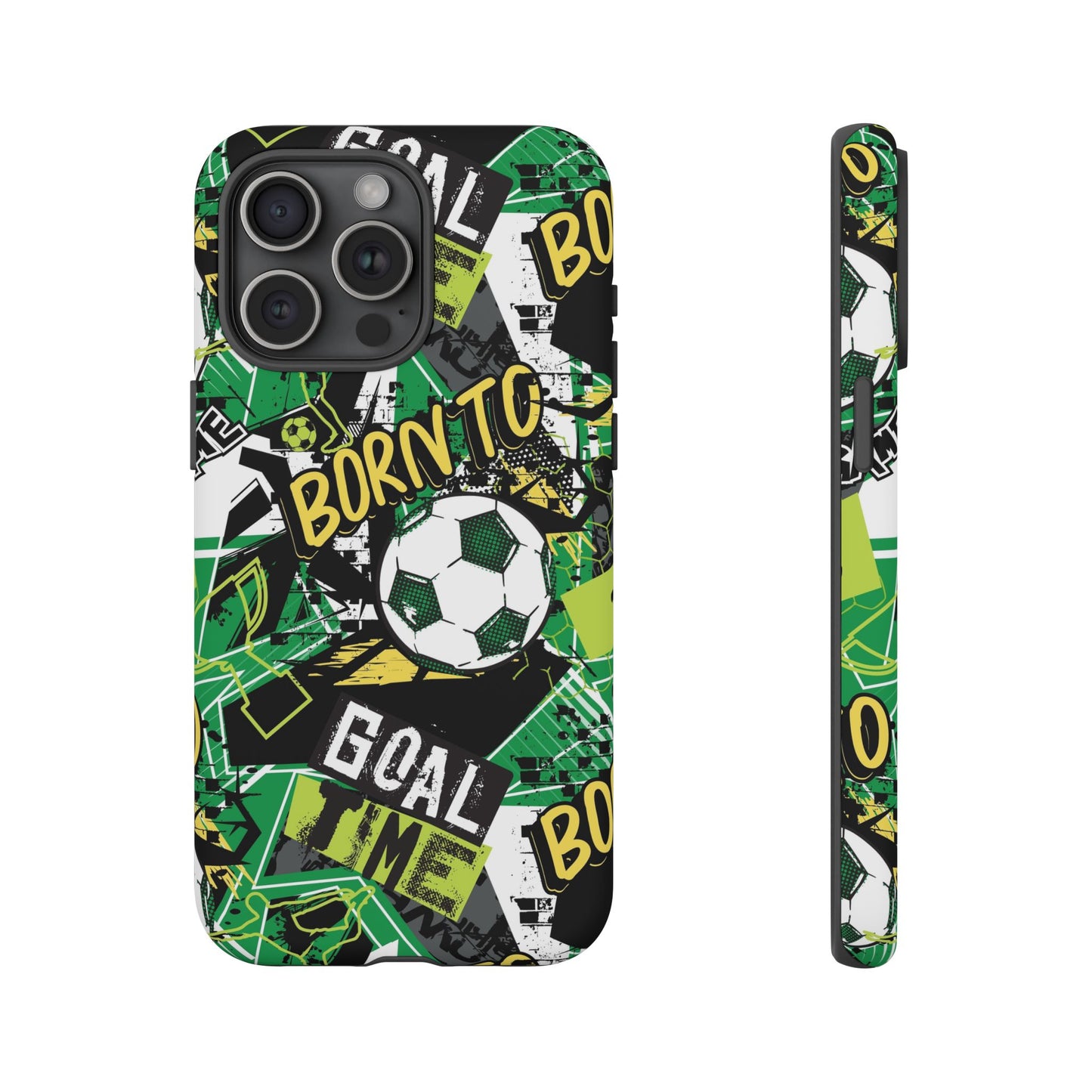 Born to Goal: Football-inspired phone case for iPhone and Samsung Galaxy
