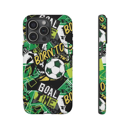 Born to Goal: Football-inspired phone case for iPhone and Samsung Galaxy