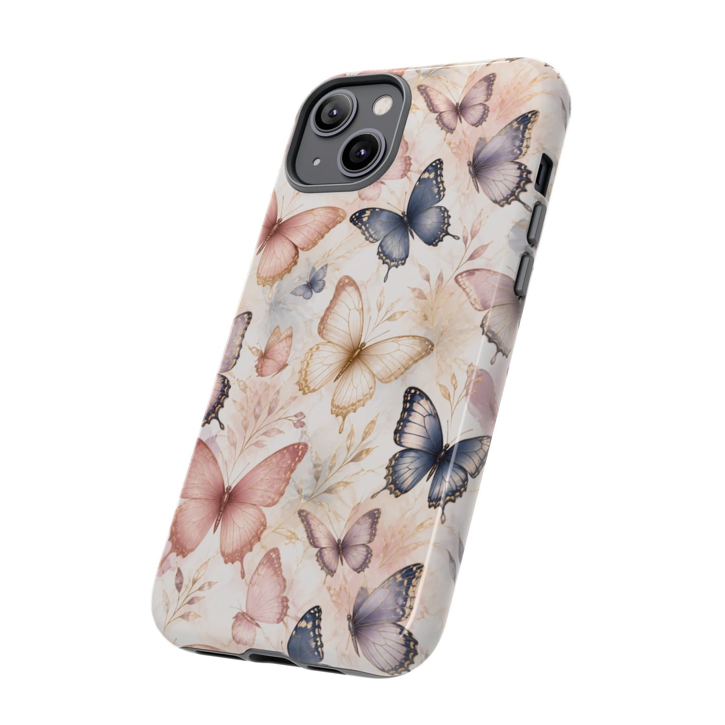 Butterfly Pastels Phone Case: Tough Case for iPhone and Samsung Galaxy devices