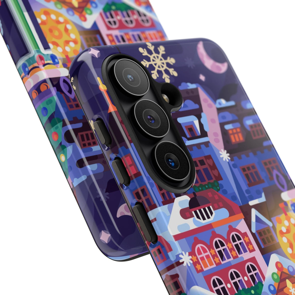 Christmas Fair in Old Town: Holiday-Themed case for iPhone, Samsung Galaxy and Google Pixel