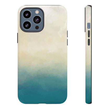 海と砂のグラデーションケース：iPhone、Galaxy、Google Pixelデバイス用ビーチ風スマホケース