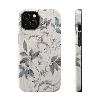 Luxury Leaves (MagSafe version): Artistic case for iPhone, Samsung Galaxy and Google Pixel