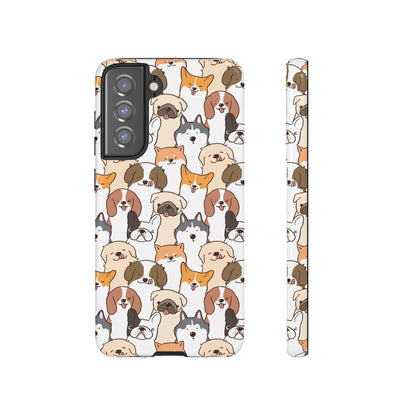 Cute Dogs Charm Phone Case for iPhone, Samsung Galaxy and Google Pixel devices