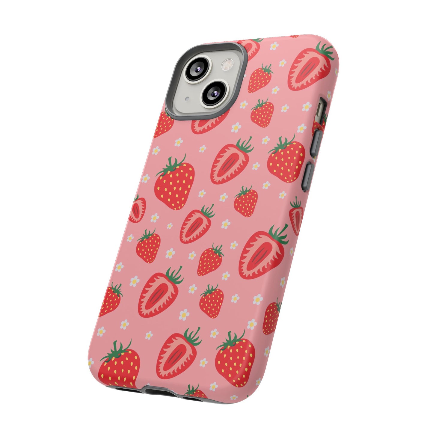 Berry Strawberry: Fruit-inspired phone case for iPhone, Samsung Galaxy and Google Pixel devices