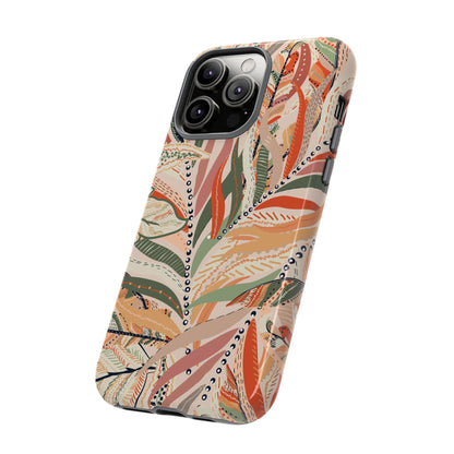 Terracotta Leaves Phone Case: Nature‑Inspired Art for iPhone, Samsung Galaxy and Google Pixel devices