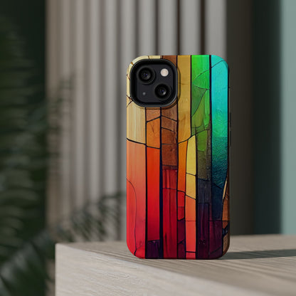Stained Glass Design MagSafe Case for iPhone