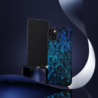 Blue Diamonds: Phone Case with Elegant Prints for iPhone, Samsung Galaxy and Google Pixel devices