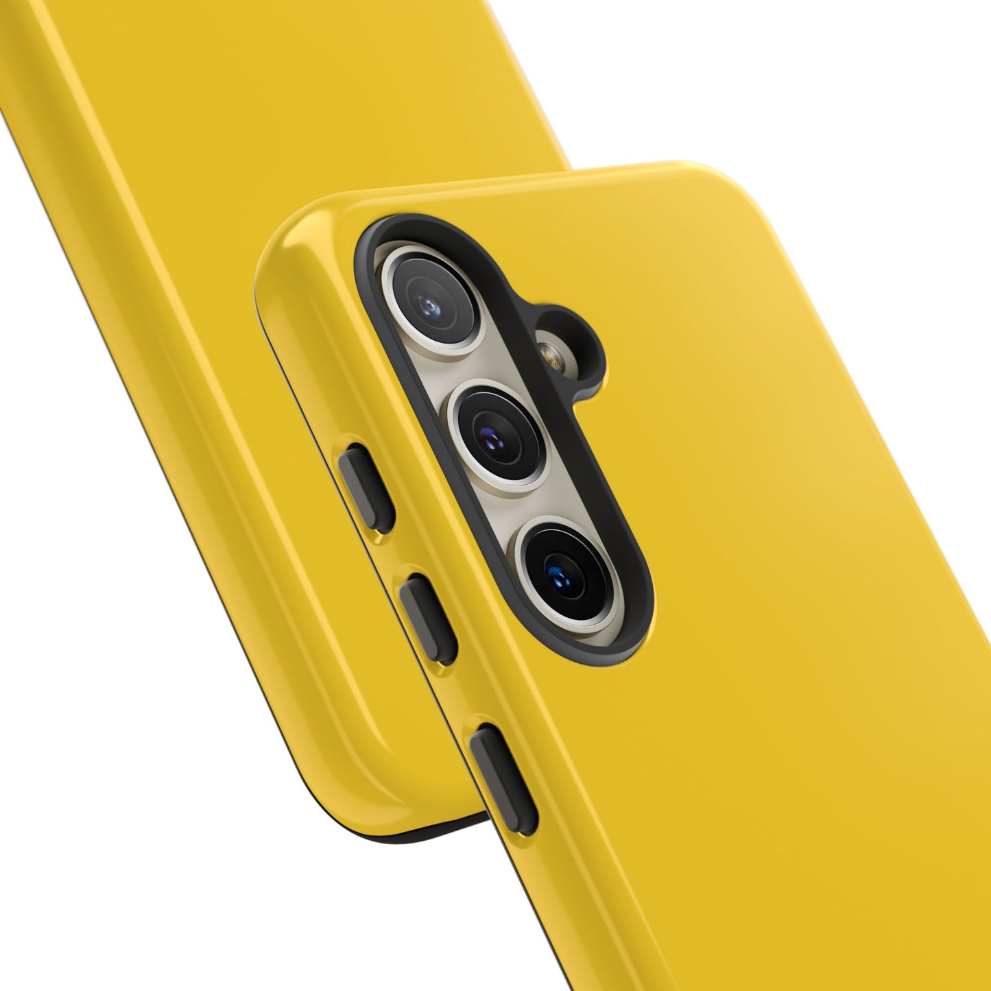 Luscious Yellow: Plain Sunburst-Inspired Color for iPhone, Samsung Galaxy and Google Pixel devices