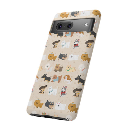 Cute Dogs: Tough Case for iPhone, Samsung Galaxy and Google Pixel devices