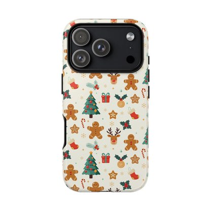 Gingerbread Holidays: Xmas-themed phone case for iPhone, Samsung and Google Pixel