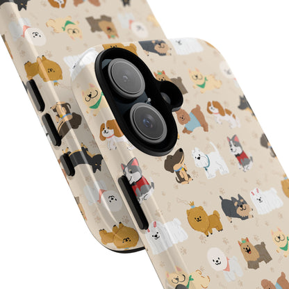 Cute Dogs: Tough Case for iPhone, Samsung Galaxy and Google Pixel devices