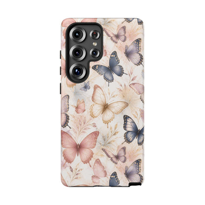 Butterfly Pastels Phone Case: Tough Case for iPhone and Samsung Galaxy devices