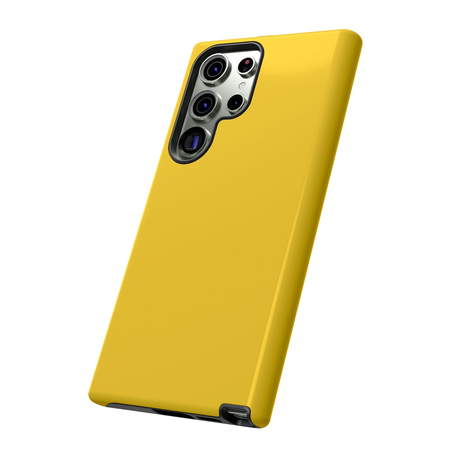 Luscious Yellow: Plain Sunburst-Inspired Color for iPhone, Samsung Galaxy and Google Pixel devices