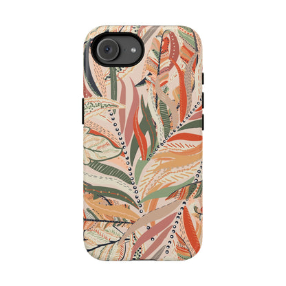 Terracotta Leaves Phone Case: Nature‑Inspired Art for iPhone, Samsung Galaxy and Google Pixel devices