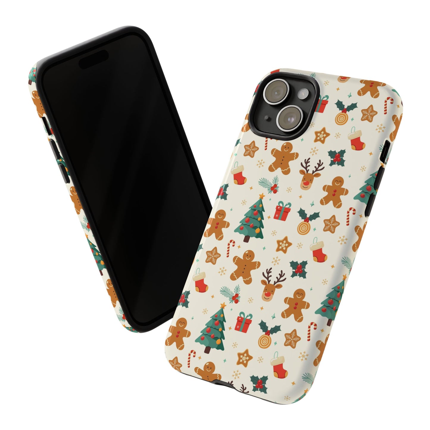 Gingerbread Holidays: Xmas-themed phone case for iPhone, Samsung and Google Pixel