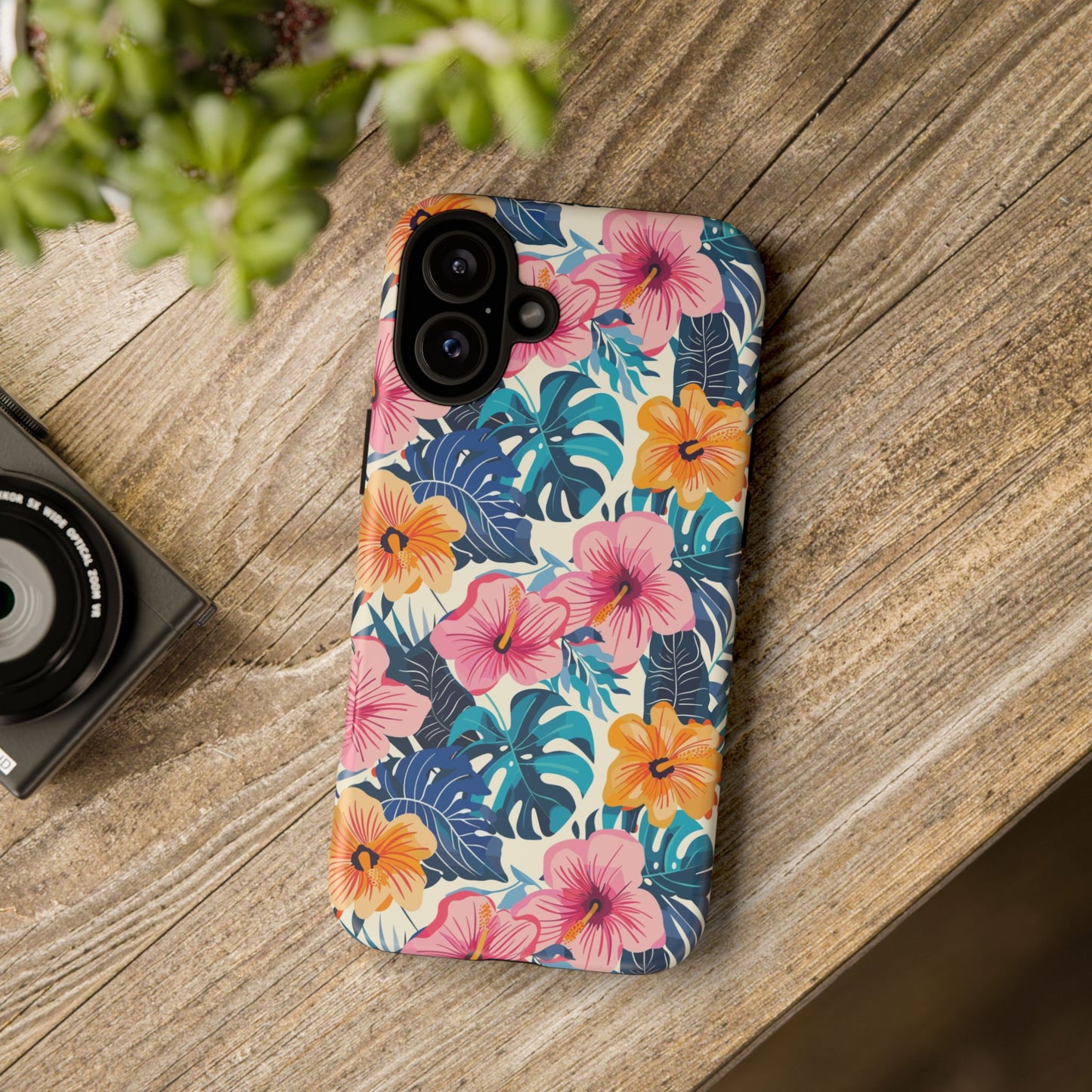 Hibiscus: Cute Floral Phone Case for iPhone, Samsung and Google Pixel