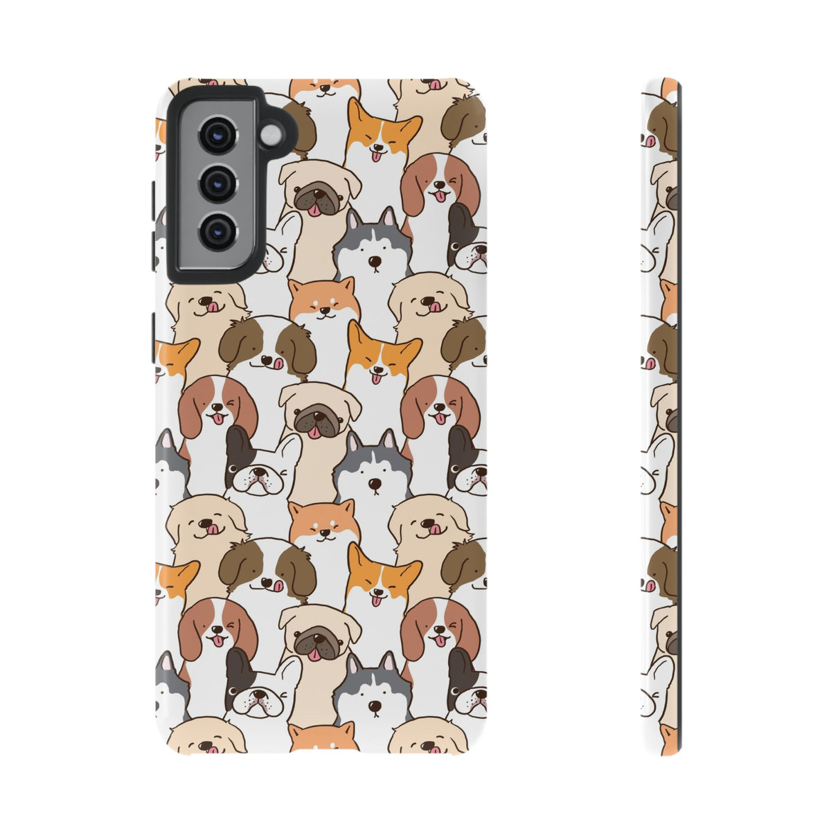 Cute Dogs Charm Phone Case for iPhone, Samsung Galaxy and Google Pixel devices