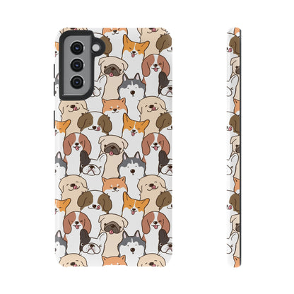 Cute Dogs Charm Phone Case for iPhone, Samsung Galaxy and Google Pixel devices