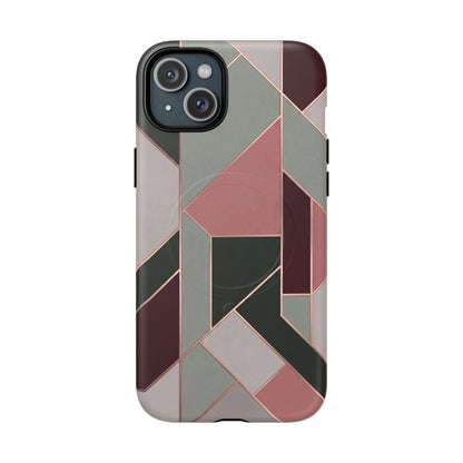 Geometric Luxe MagSafe Phone Case for iPhone