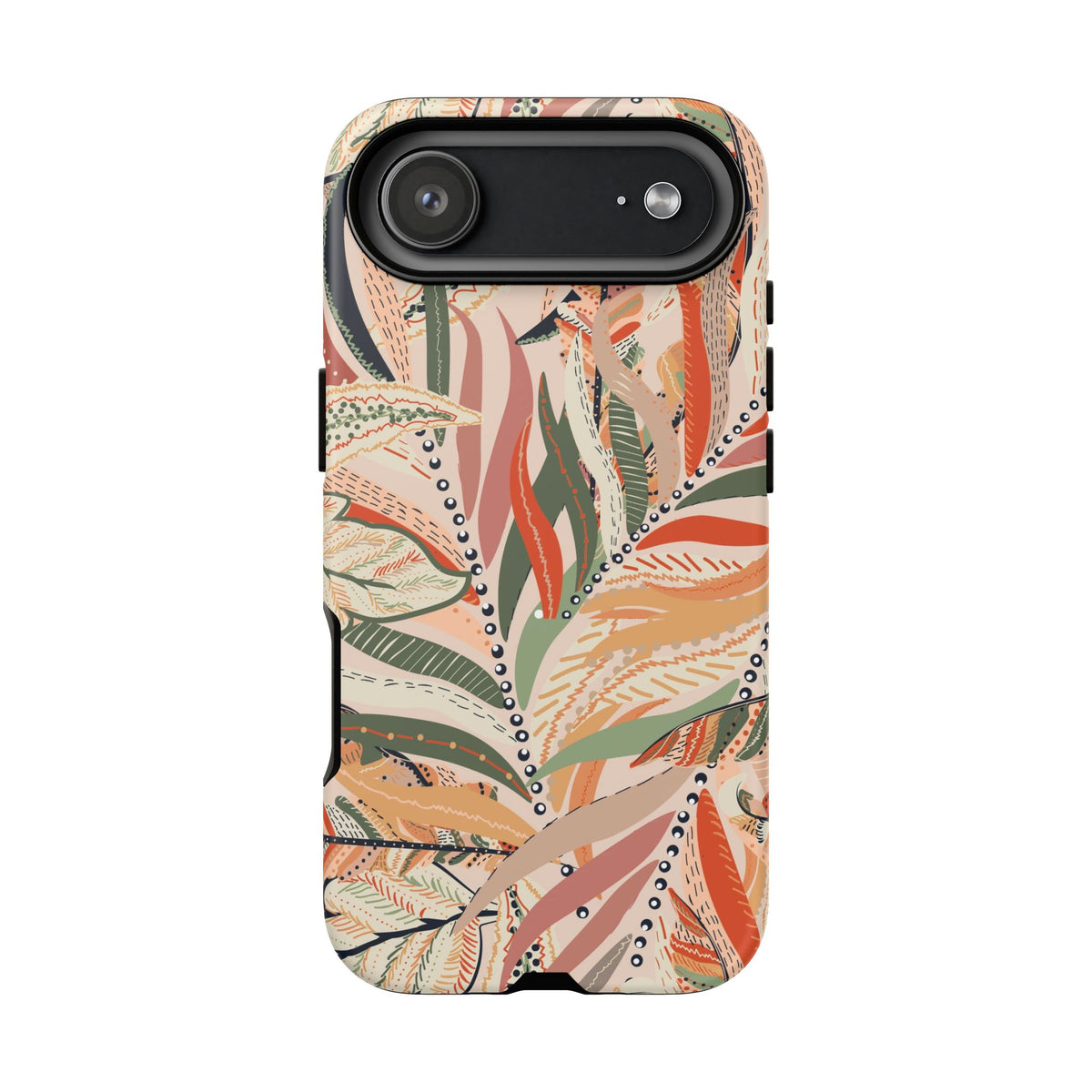 Terracotta Leaves Phone Case: Nature‑Inspired Art for iPhone, Samsung Galaxy and Google Pixel devices