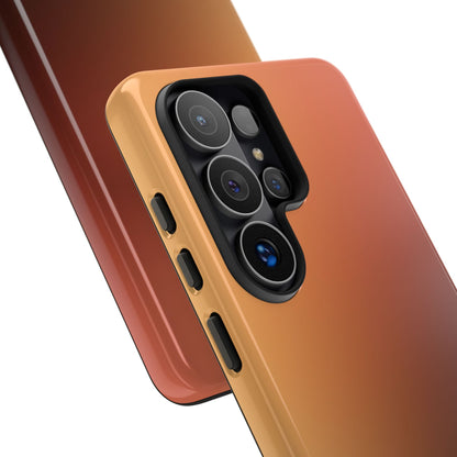 Midnight Peach: Luxury Phone Case for Samsung Galaxy Phones