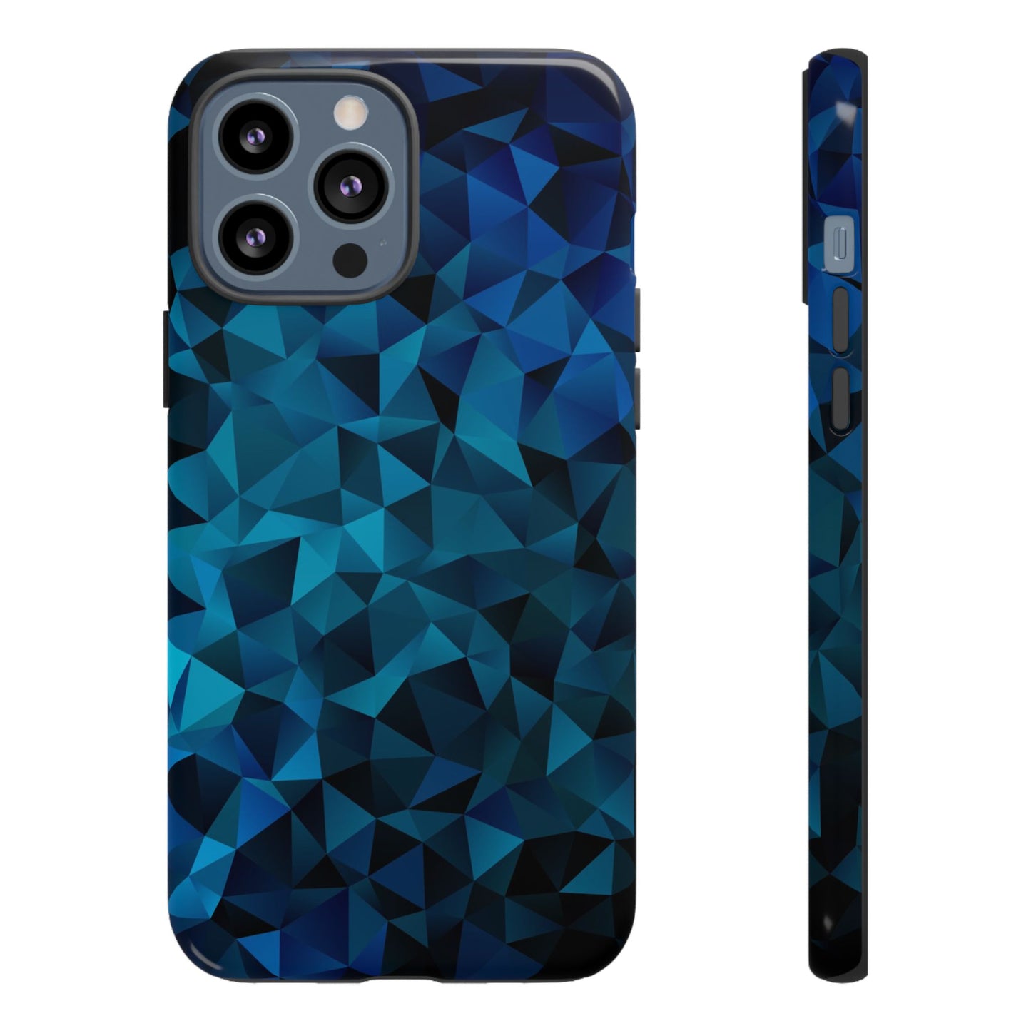 Blue Diamonds: Phone Case with Elegant Prints for iPhone, Samsung Galaxy and Google Pixel devices