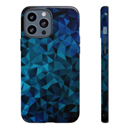 Blue Diamonds: Phone Case with Elegant Prints for iPhone, Samsung Galaxy and Google Pixel devices