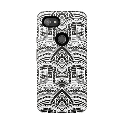 Tatoeage: telefoonhoesje met tribalpatroon voor iPhone, Samsung Galaxy en Google Pixel