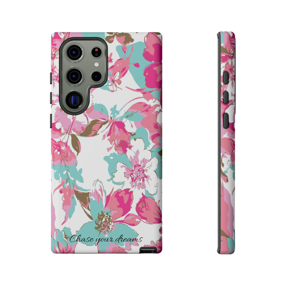Chase your dreams: Artistic and elegant phone case for Apple iPhone, Samsung Galaxy and Pixel devices