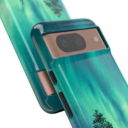 Show them what you're worth: Aurora borealis-inspired phone case for iPhone, Galaxy and Pixel devices