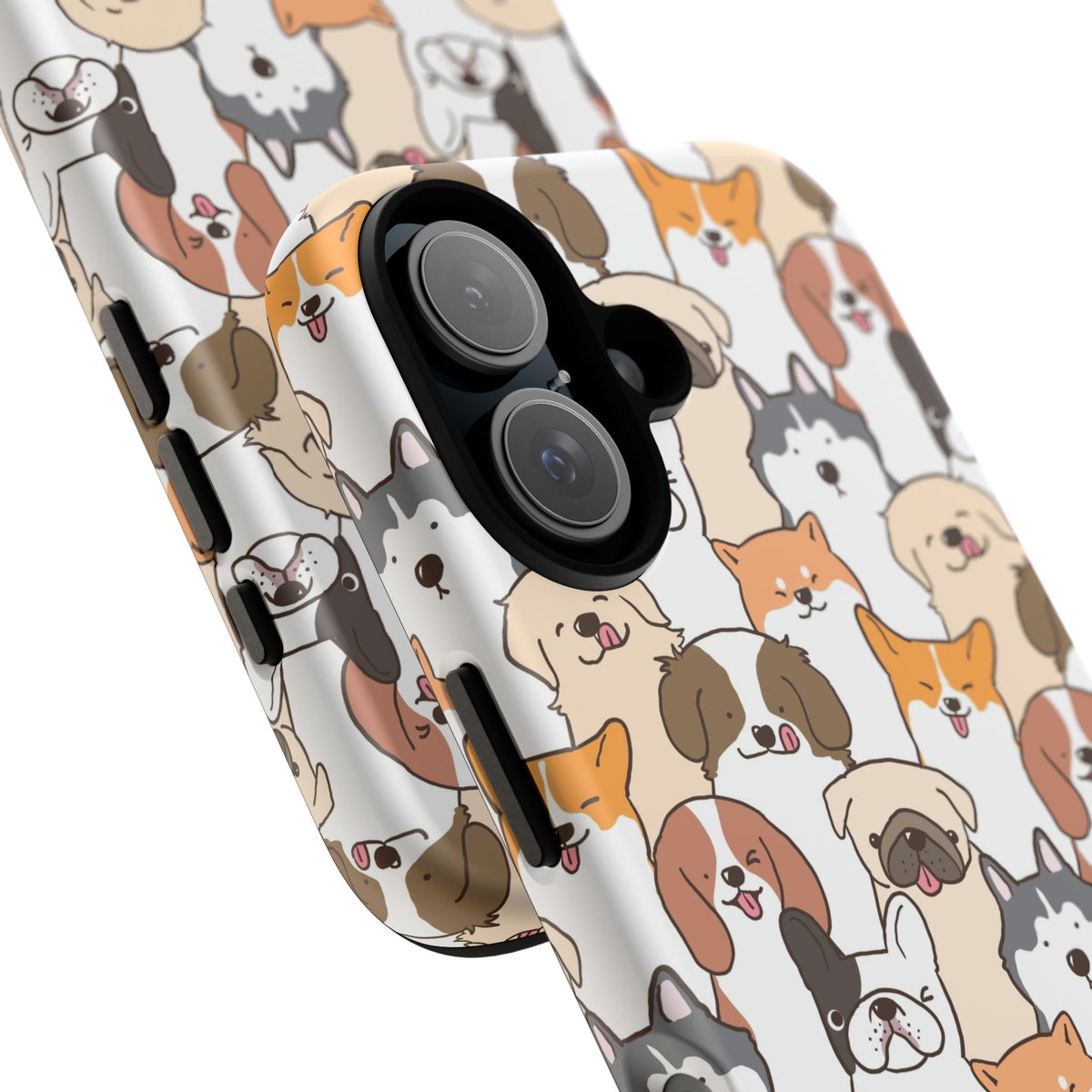 Cute Dogs Charm Phone Case for iPhone, Samsung Galaxy and Google Pixel devices
