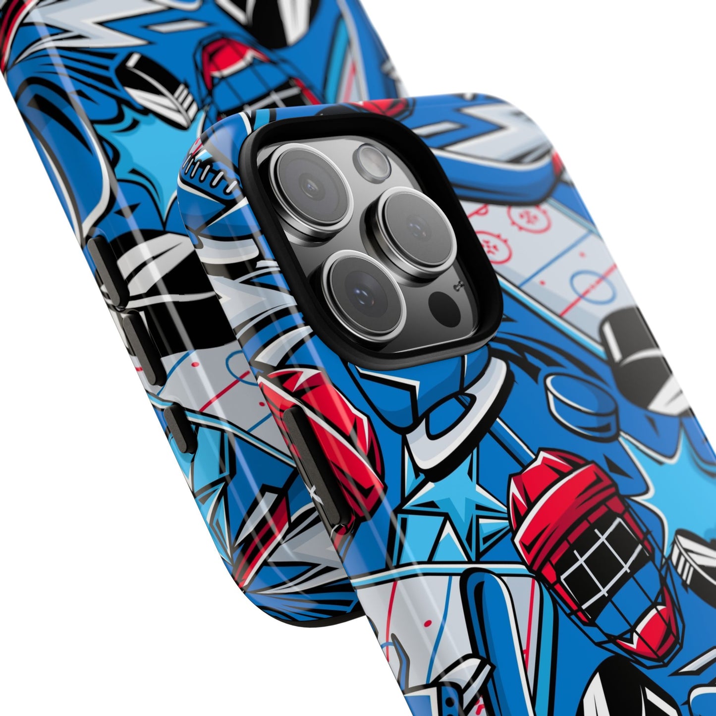 Ice Hockey PowerPlay: Sports-Inspired Phone Case for iPhone, Samsung Galaxy and Google Pixel devices