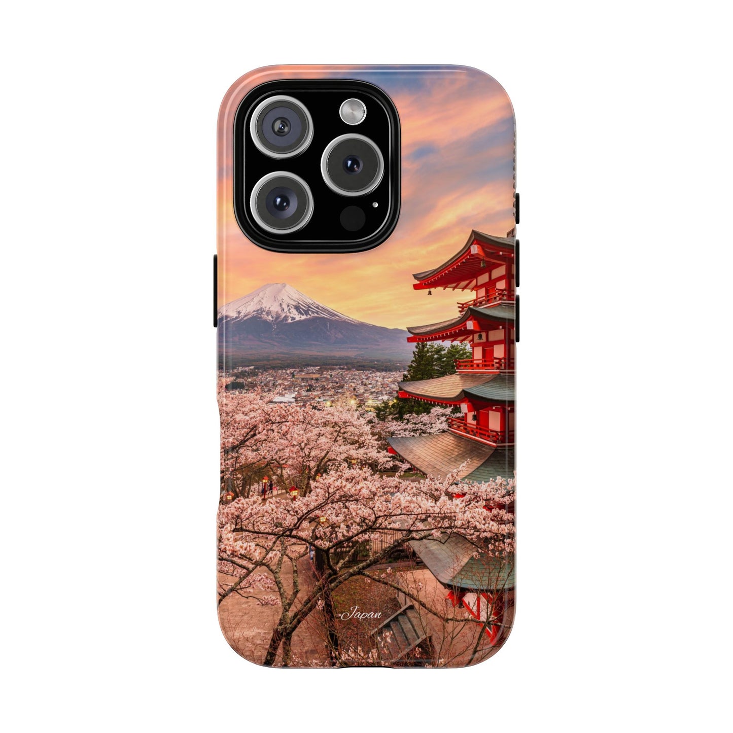 Cherry Blossoms Mt. Fuji phone case for iPhone, Galaxy and Pixel devices