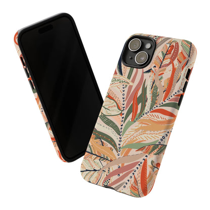 Terracotta Leaves Phone Case: Nature‑Inspired Art for iPhone, Samsung Galaxy and Google Pixel devices