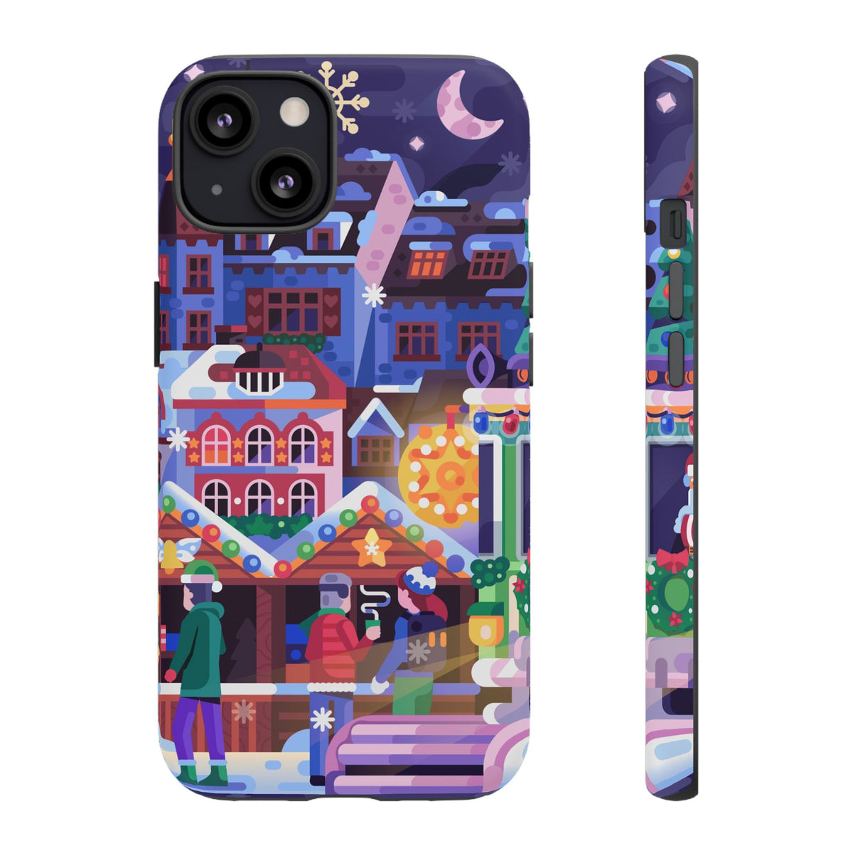 Christmas Fair in Old Town: Holiday-Themed case for iPhone, Samsung Galaxy and Google Pixel