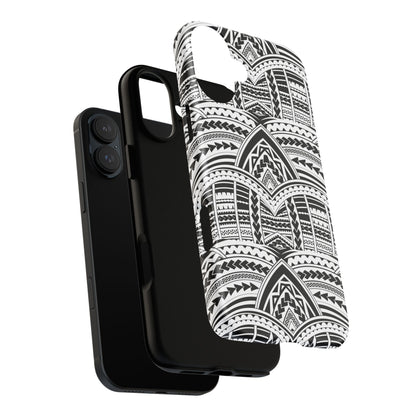 Tatoeage: telefoonhoesje met tribalpatroon voor iPhone, Samsung Galaxy en Google Pixel