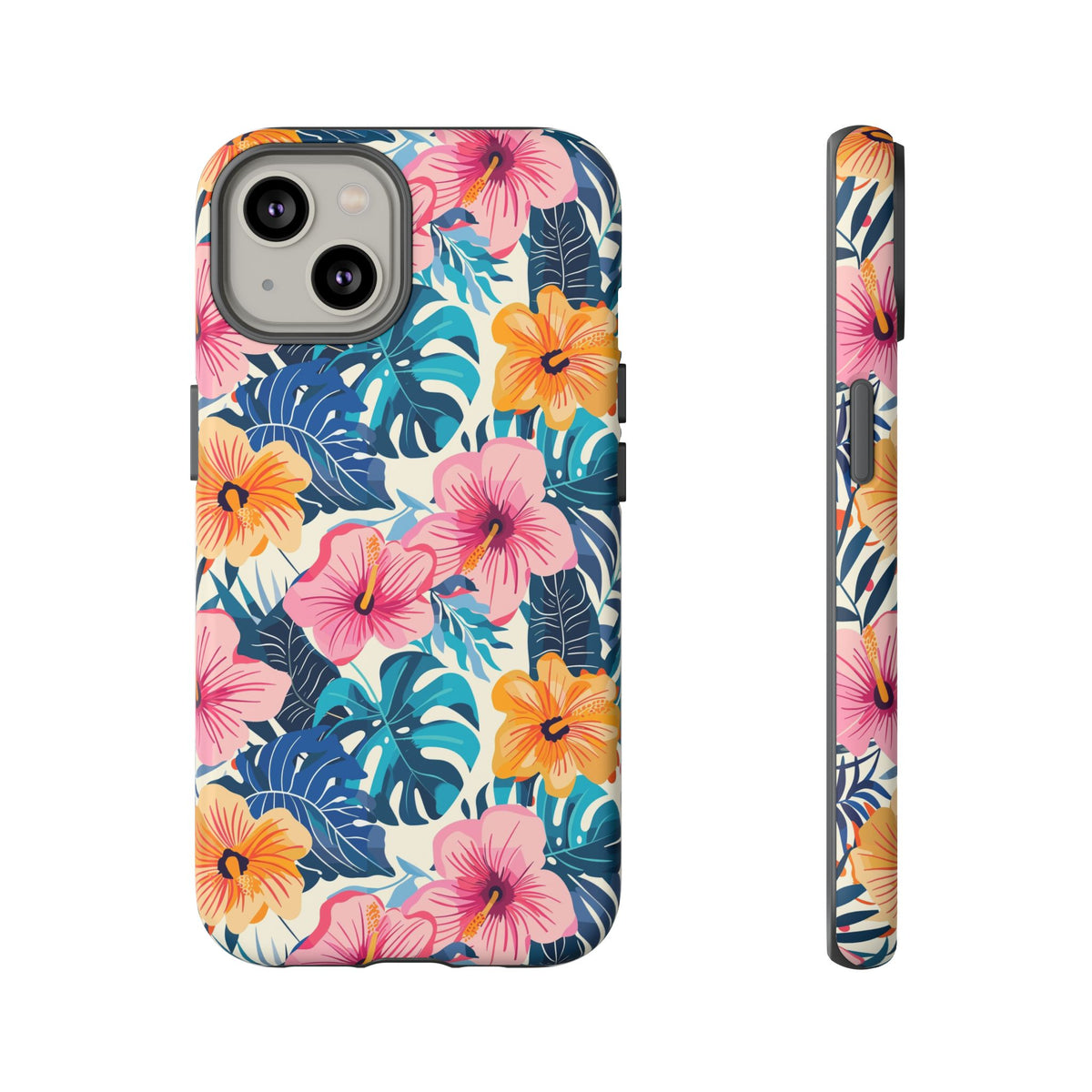 Hibiscus Bloom: Cute Floral Phone Case for iPhone, Samsung and Google Pixel