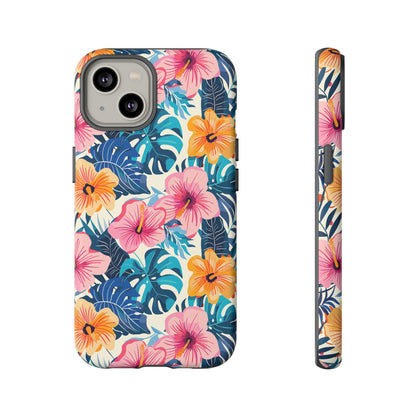 Hibiscus Bloom: Cute Floral Phone Case for iPhone, Samsung and Google Pixel