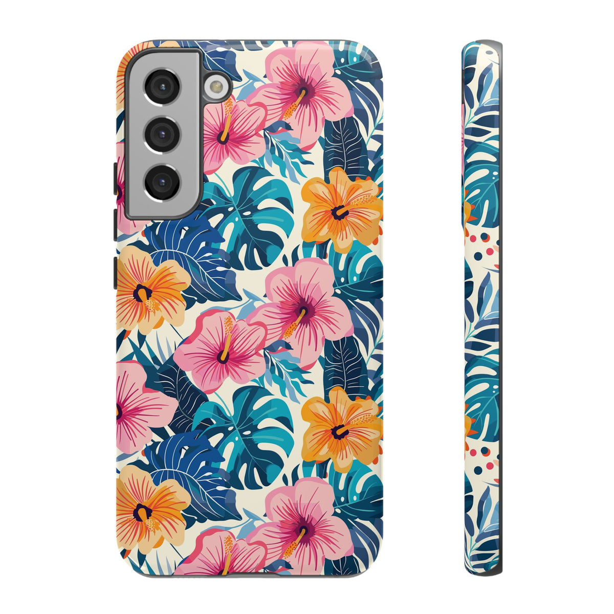 Hibiscus Bloom: Cute Floral Phone Case for iPhone, Samsung and Google Pixel