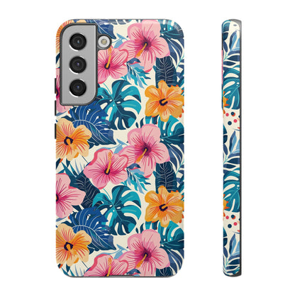 Hibiscus Bloom: Cute Floral Phone Case for iPhone, Samsung and Google Pixel