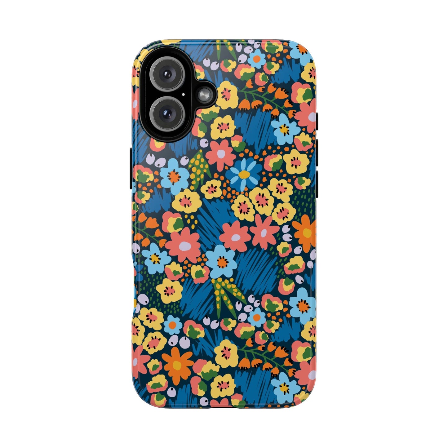 Bloom Burst: Color and Joy Themed Phone Case for iPhone, Samsung Galaxy and Google Pixel devices