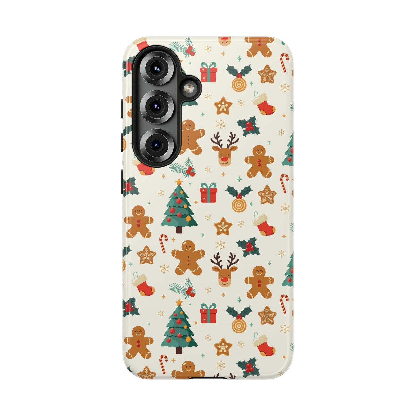 Gingerbread Holidays: Xmas-themed phone case for iPhone, Samsung and Google Pixel