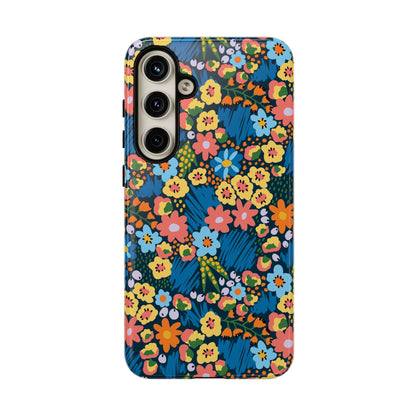 Bloom Burst: Color and Joy Themed Phone Case for iPhone, Samsung Galaxy and Google Pixel devices