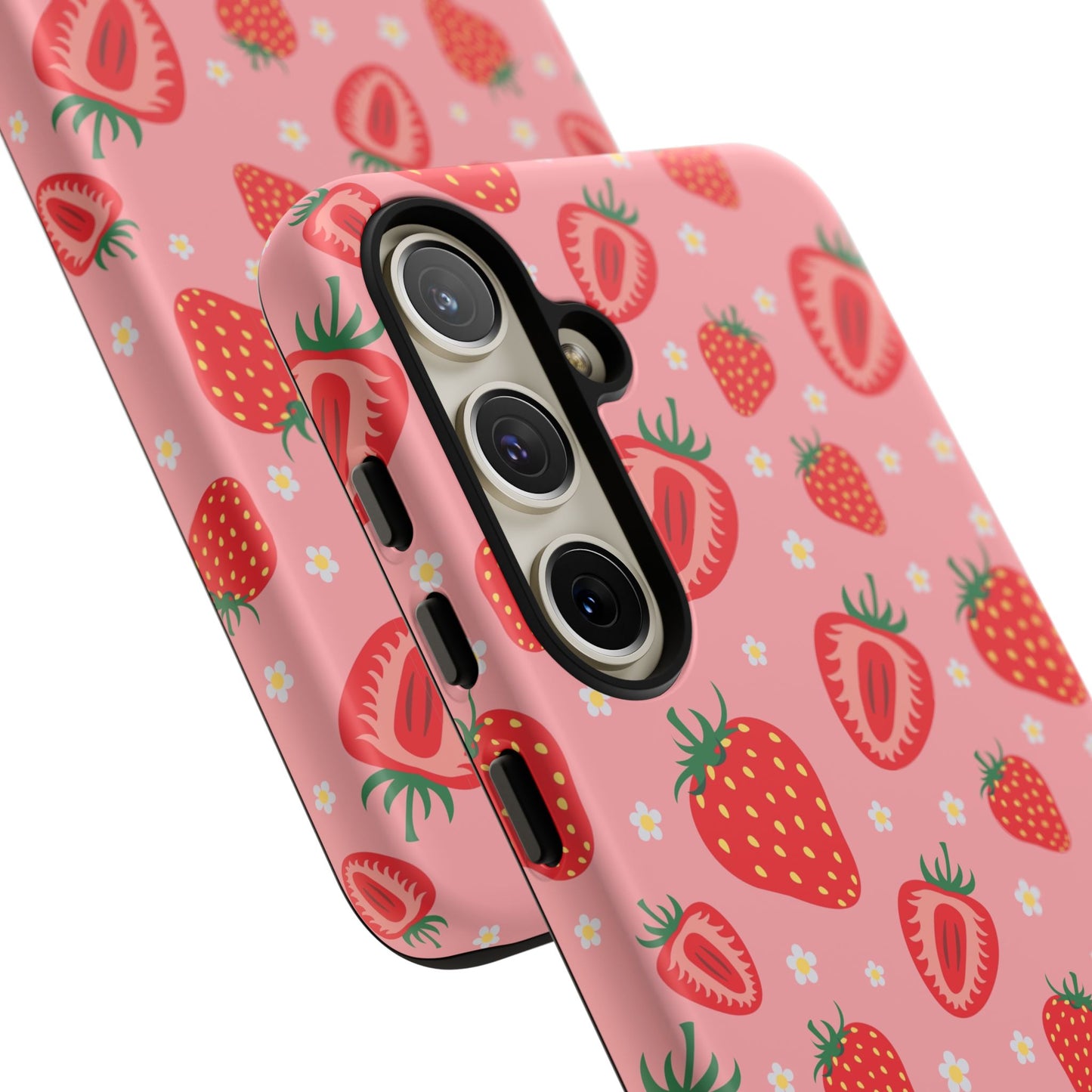 Berry Strawberry: Fruit-inspired phone case for iPhone, Samsung Galaxy and Google Pixel devices